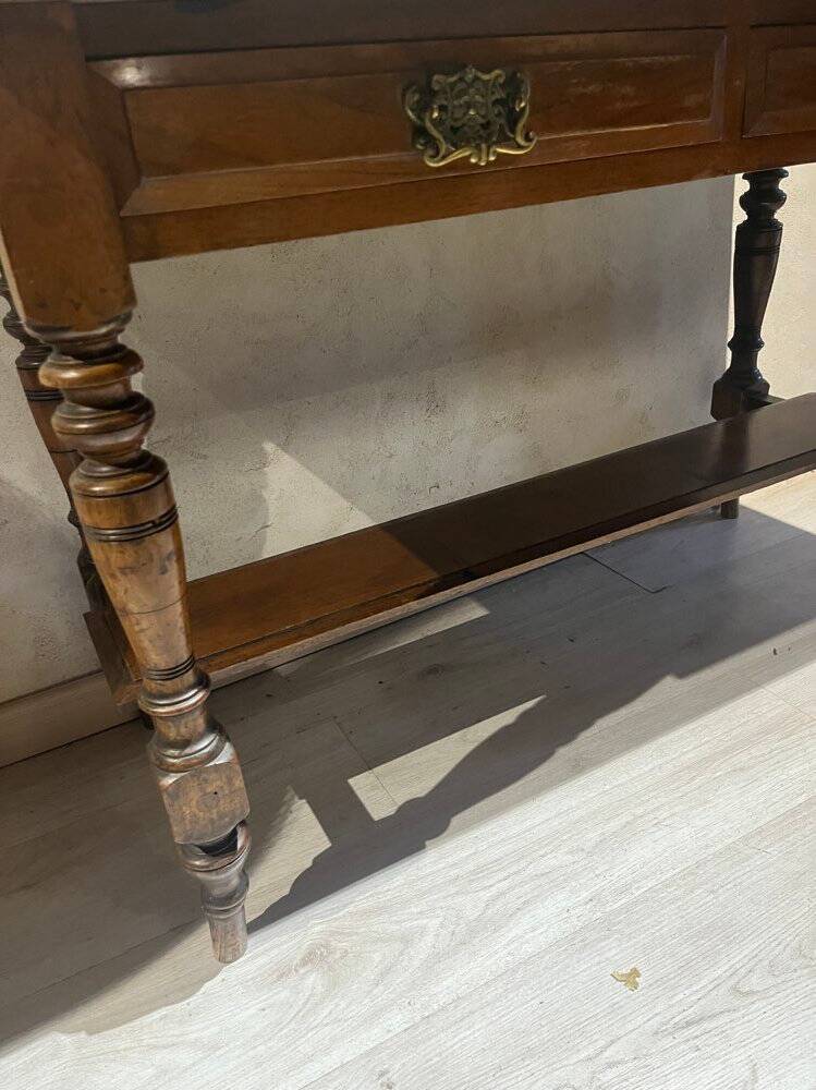 Wood and marble washstand, 19th century.