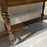 Wood and marble washstand, 19th century.