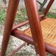 Pair of Italian folding chairs in vintage canning