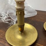Brass candle lamp feet