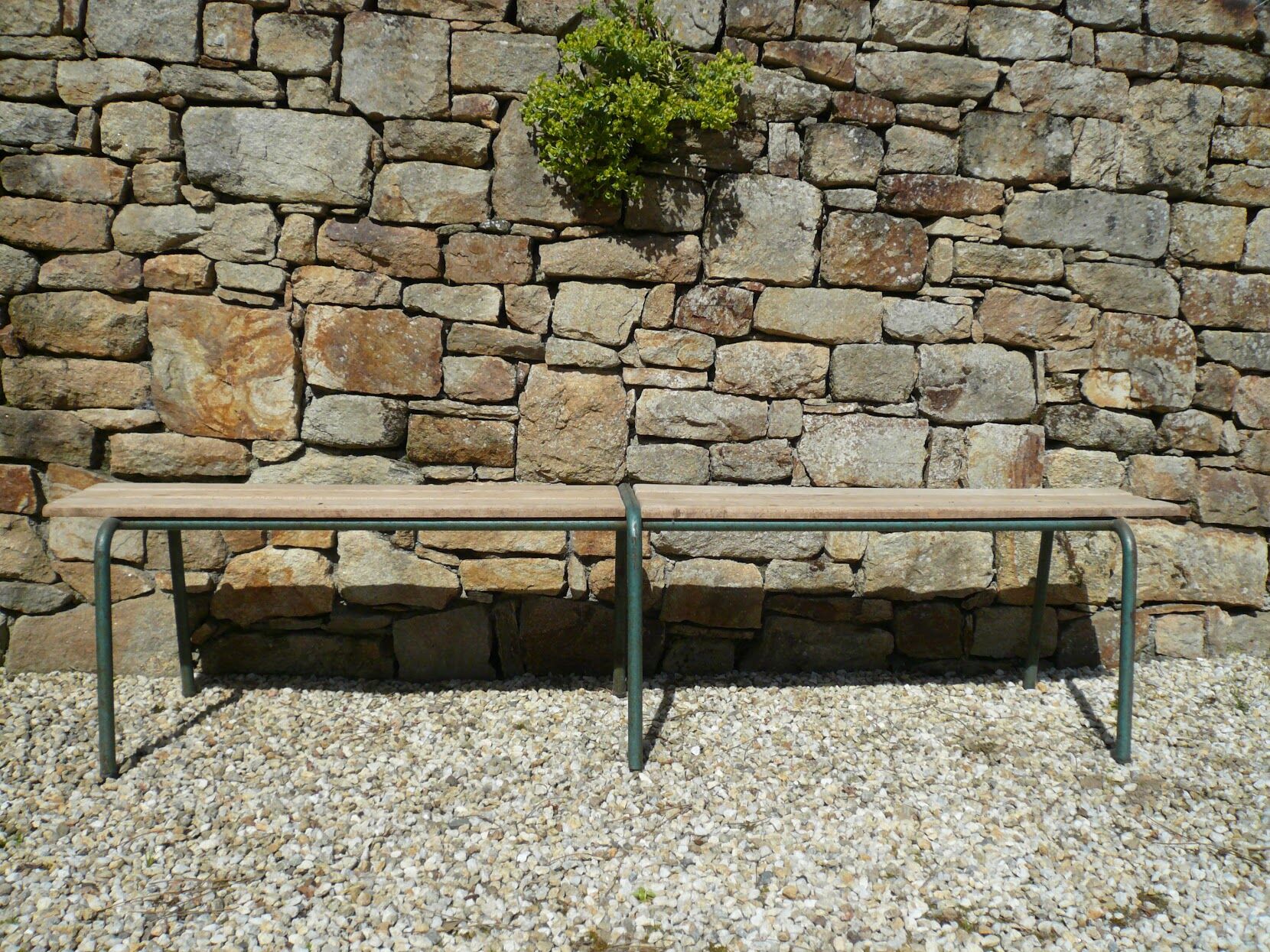 Vintage school bench