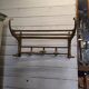 Old curved wooden coat rack