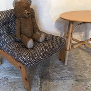 Vintage armchair in pine 1980's