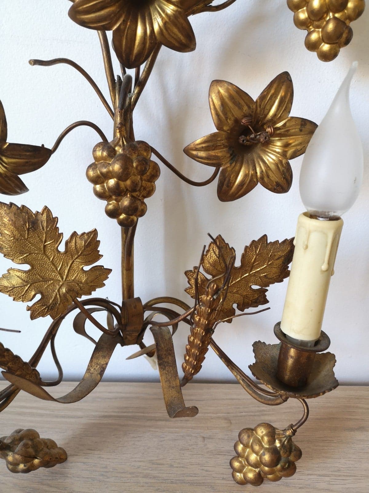 Sconce in brass from the 1950s