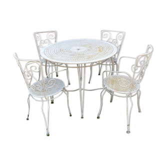 Vintage wrought iron garden room