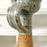 Stoneware candle holder Pierre Digan La Borne, 60s/70s