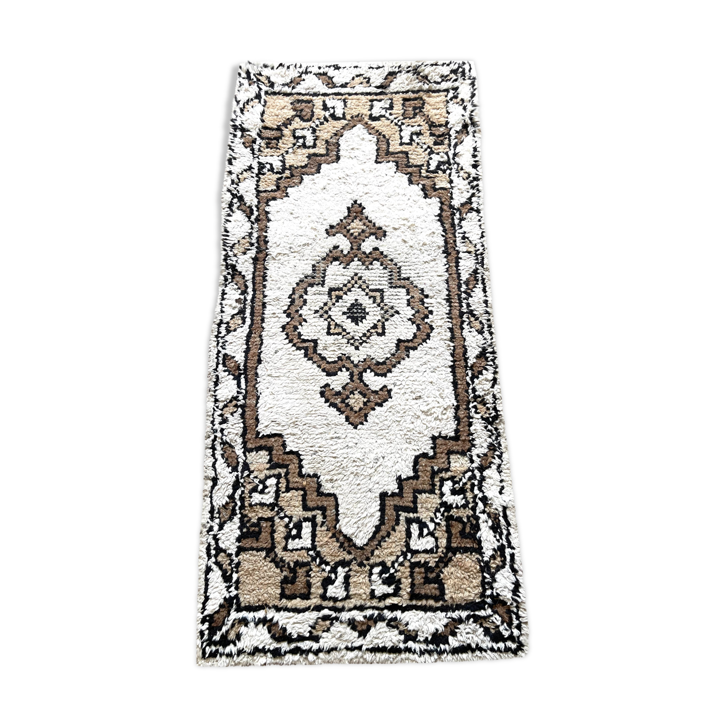 Berber wool carpet 160x70cm