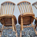 Set of 6 Baumann chairs in turned wood