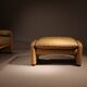 Leather Ottoman ‚Maralunga‘ by Vico Magistretti for Cassina | Italy 1973