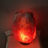 Genuine Himalayan salt stone lamp from the 1970s