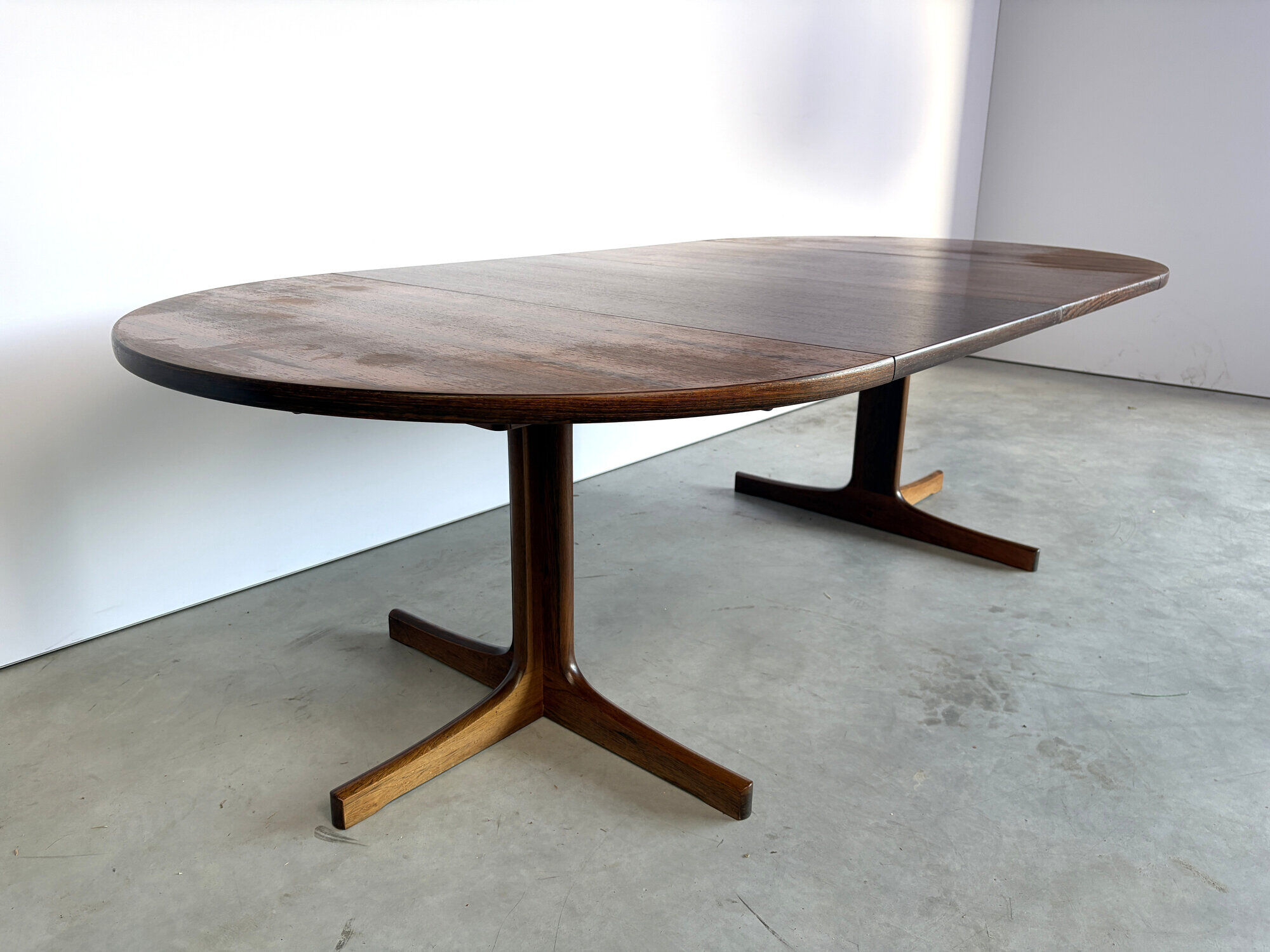 Midcentury Swedish extendable dining table in teak, 1960s