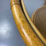 Rattan Coffee Table with glass top