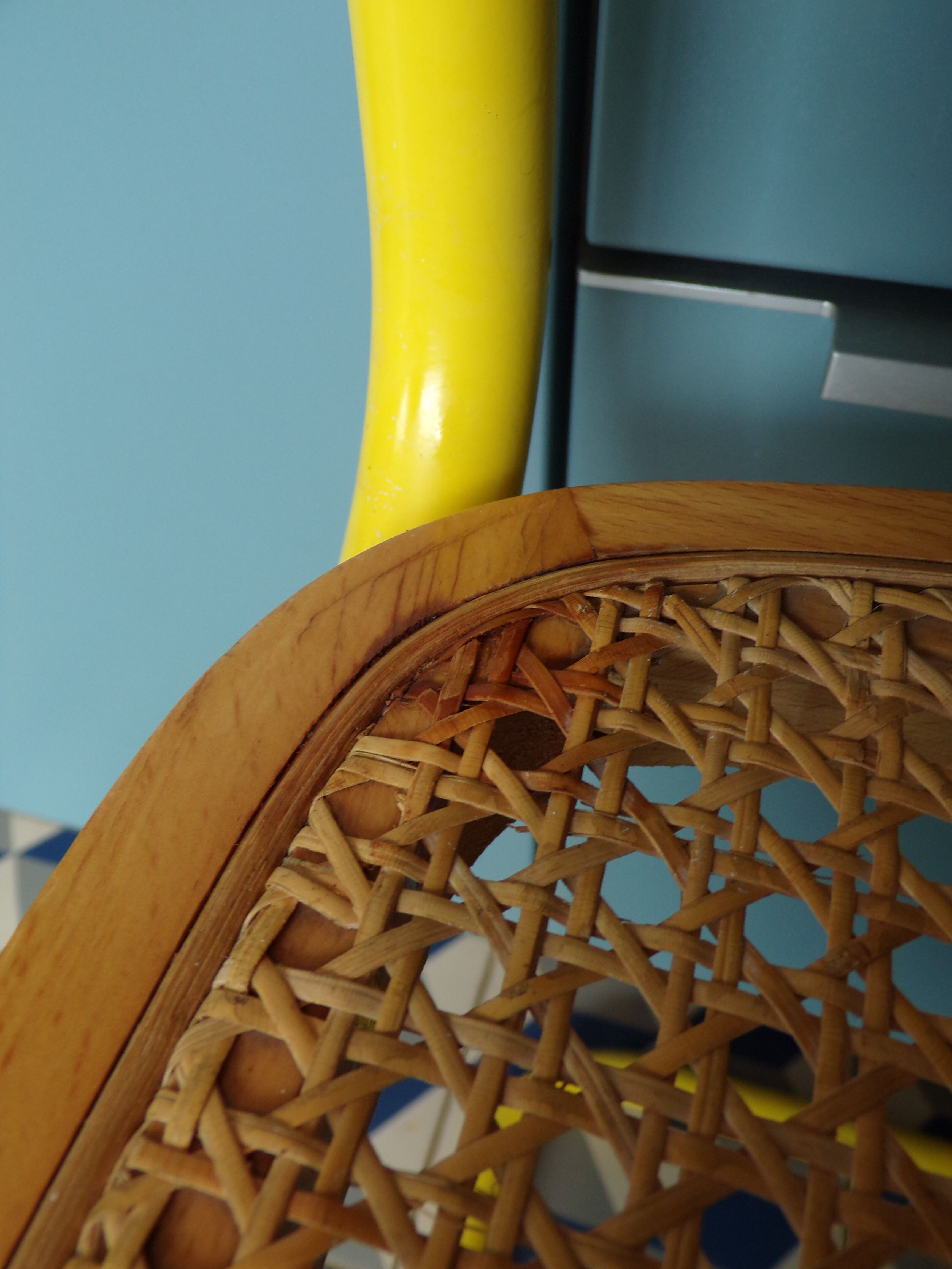 Yellow Cesca Breuer chair