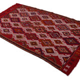 Anatolian handmade kilim rug 266 cm x 172 cm