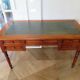 Minister's desk - 5 drawers - large top - cherry wood - Louis Philippe style
