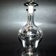 Carafe reims en cristal de saint-louis décor gravé à l'acide "cristal de roche" 1930