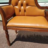 Old phone furniture with seating