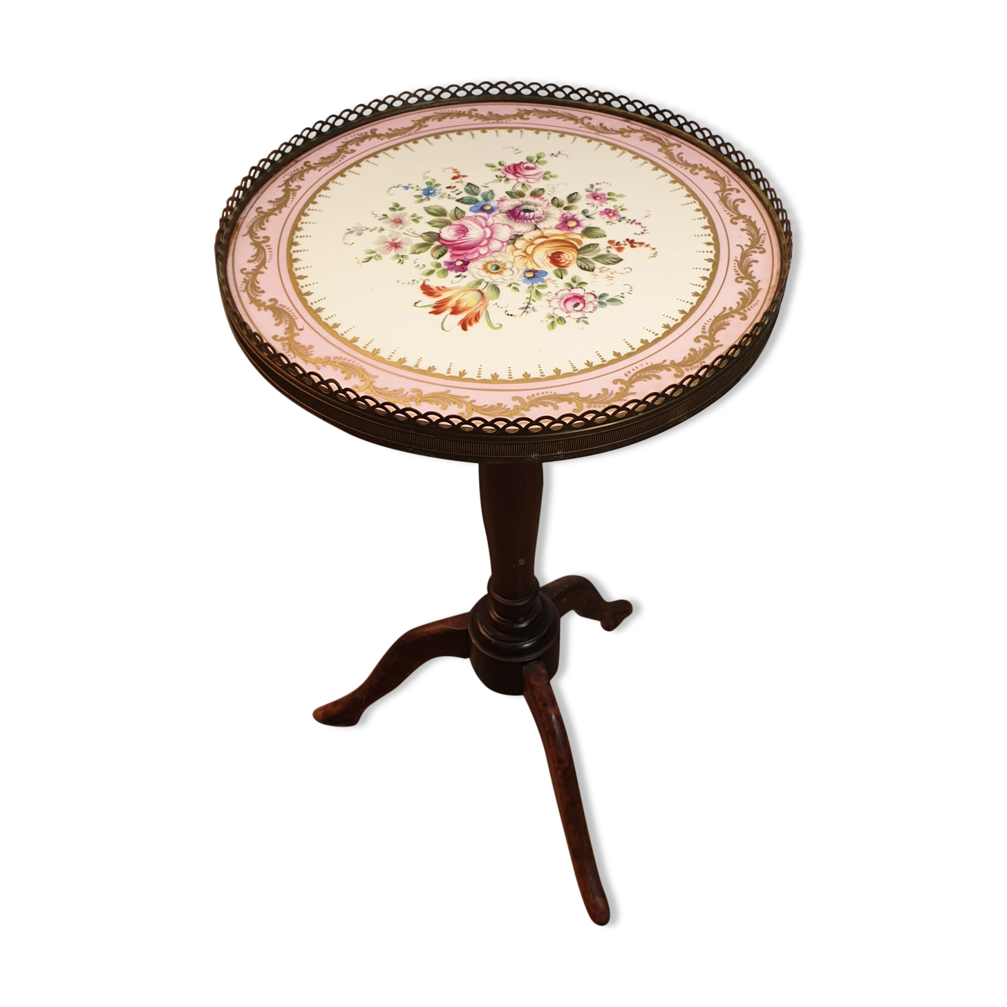 Guerdon old porcelain flower decoration tray
