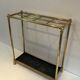Rectangular umbrella holder in brass and cast iron. french work. around 1900