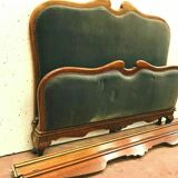 Louis XV style bed in 20th century walnut