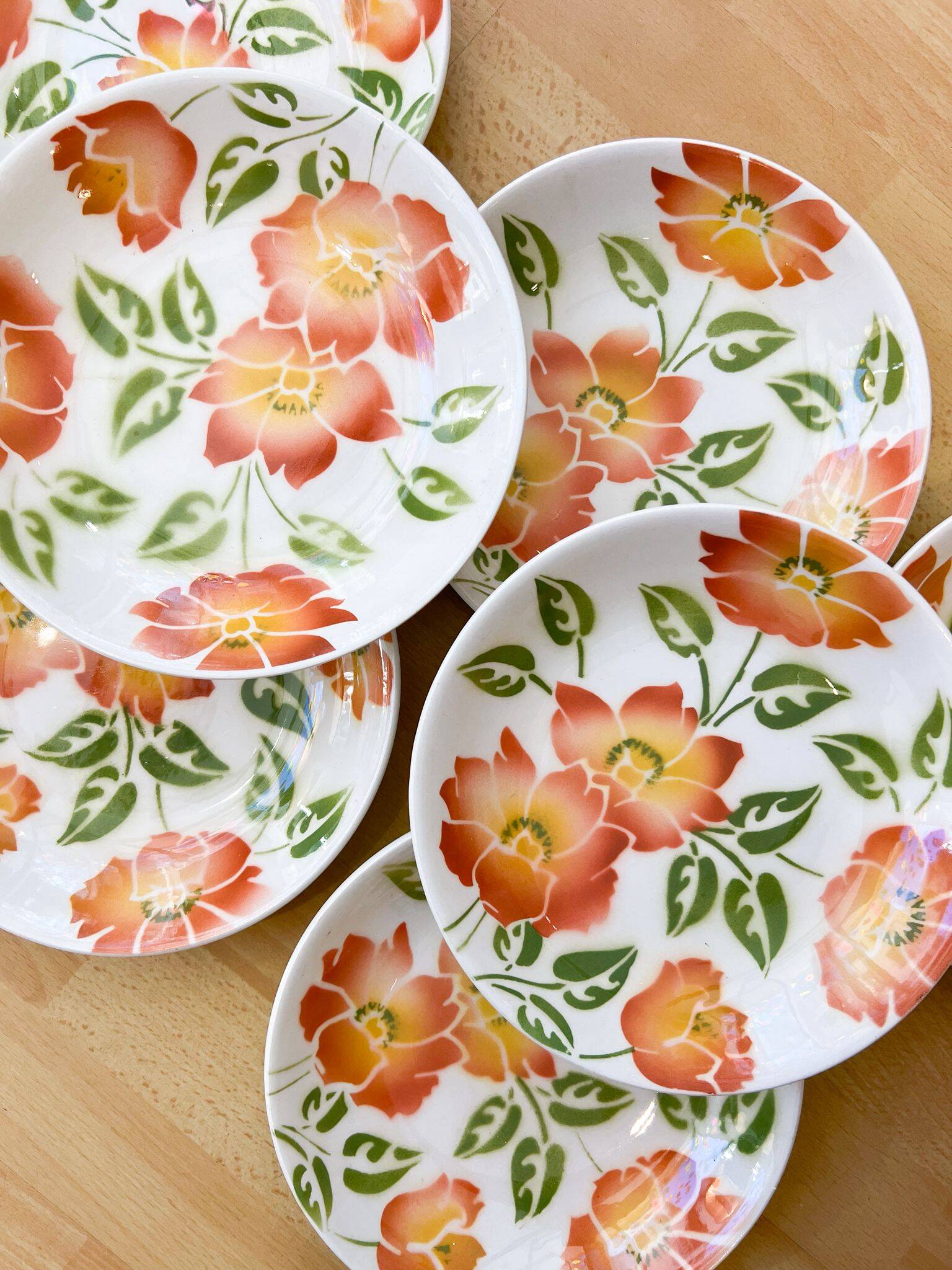 8 deep plates Moulin des Loups