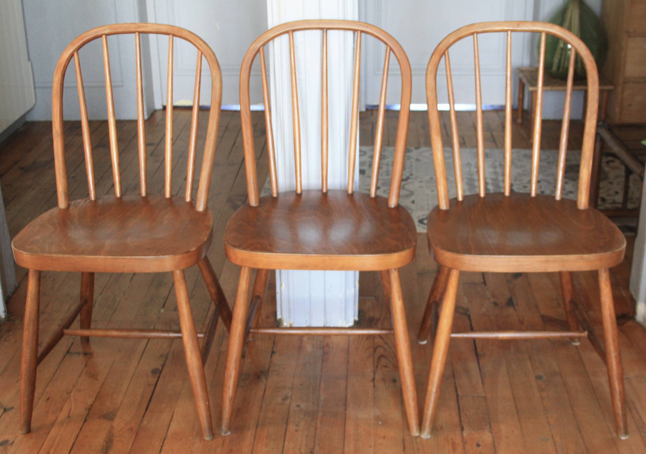 Thonet chairs by Josef Frank stamped