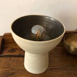Ceramic stoneware floor lamp