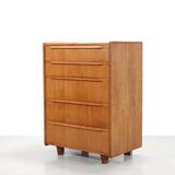 Vintage Oak CE07 plywood chest of drawers by Cees Braakman for Pastoe