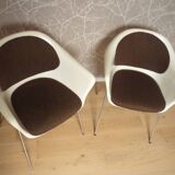 "Space Age" fiberglass armchair