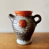 Bay Keramik - Vintage West Germany Vase or Pitcher - Model 89-20 - - Fat Lava