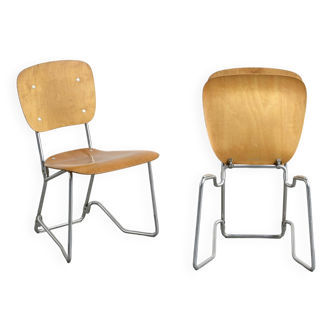 Pair of Alu-Flex chairs by Armin Wirth, circa 1965