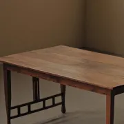 Table Arts & Crafts en chêne massif, vers 1900
