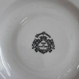 Crown Clarence English porcelain cup and dessert plate
