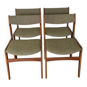lot 4 chaises style scandinave