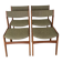 Lot of 4 1960s Scandinavian style chairs.