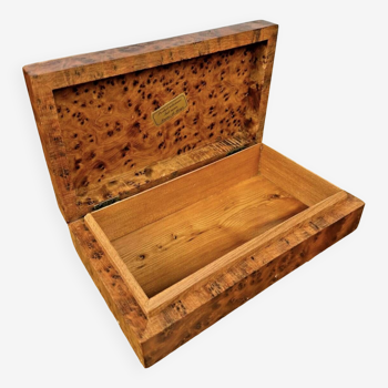 Old elm burl box