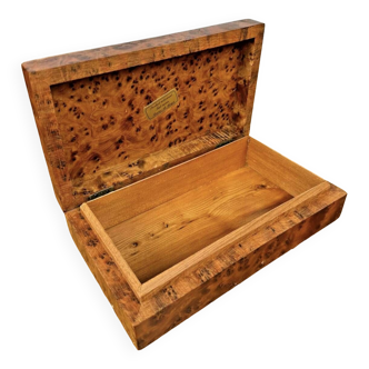 Old elm burl box