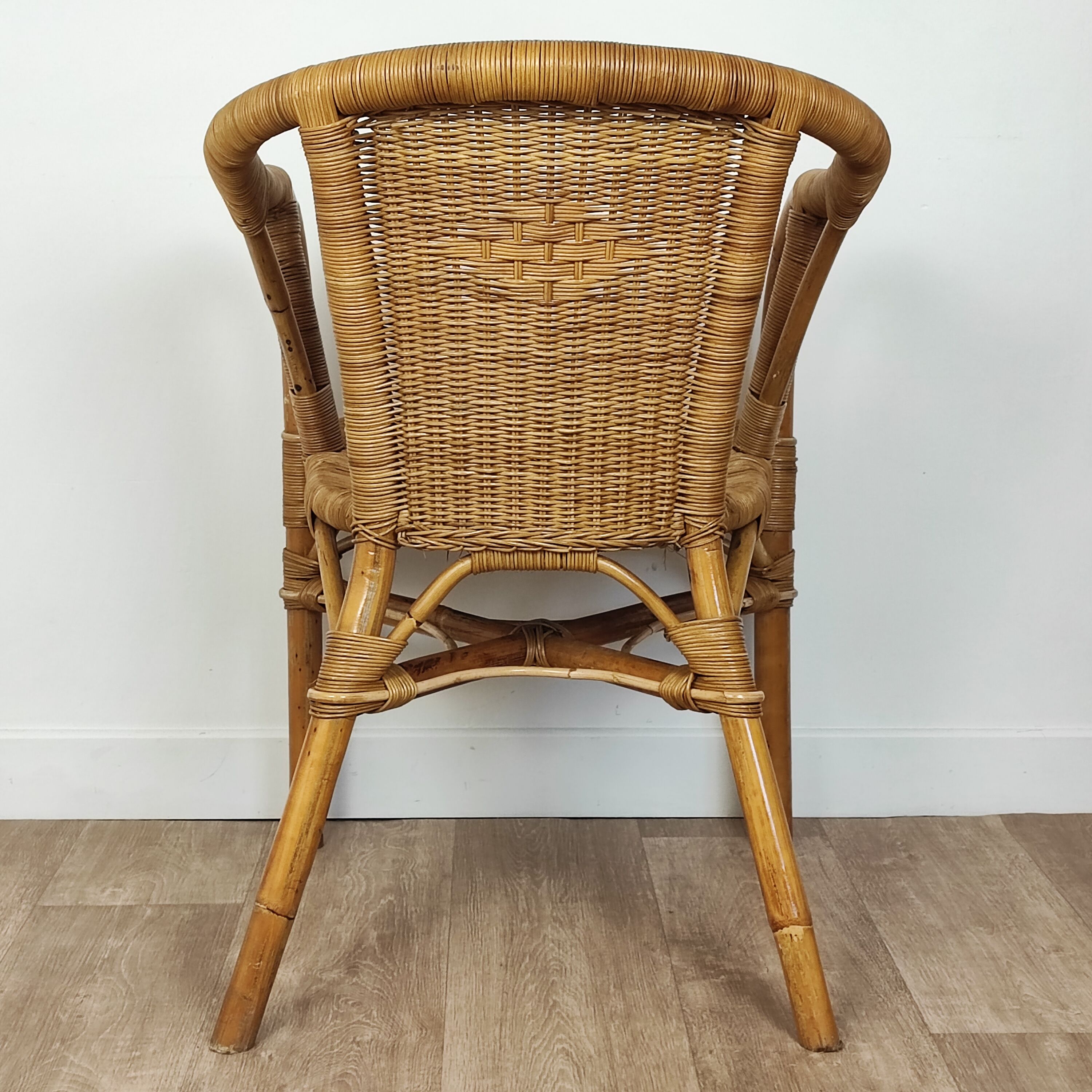 Rattan armchair
