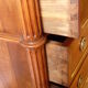 Commode Louis XVI 3 tiroirs en bois fruitier, 19eme