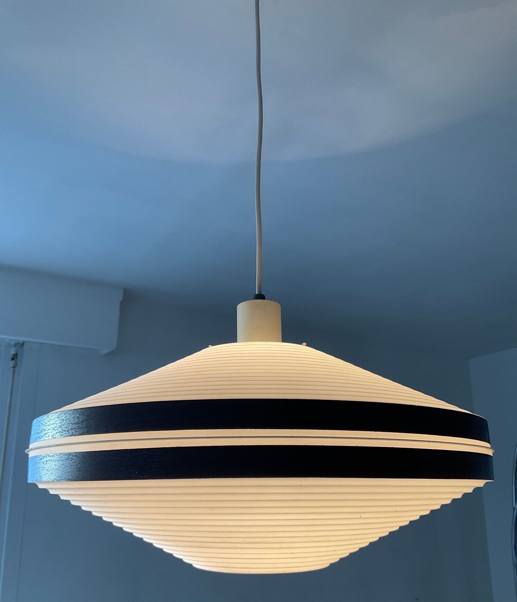 Origami Erco pendant lamp by Aloys Gangkofner 60s