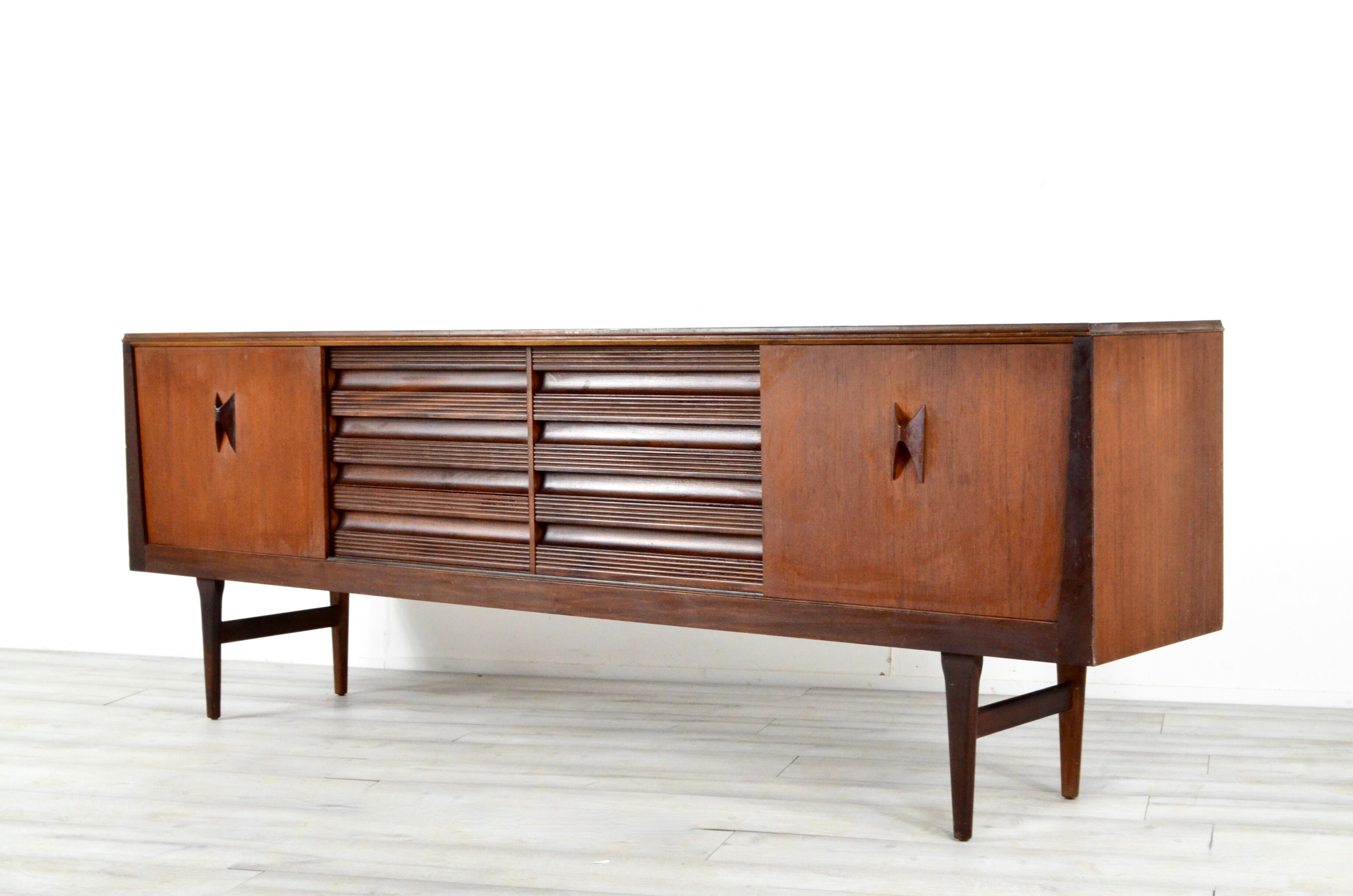 Midcentury teak sideboard long john by elliots of newbury