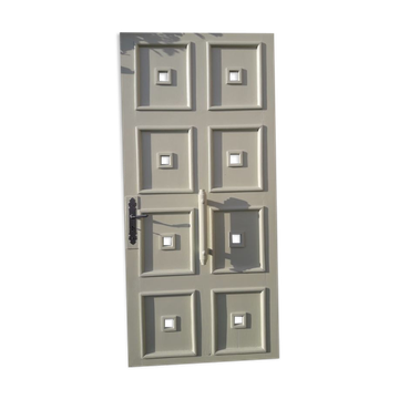 Porte 200,6x93,7cm chêne massif verso naturel ancienne