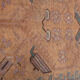 Turkish Oushak Rug With Floral Border, 1970s