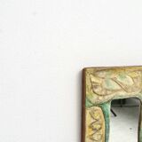 Decorative plaster mirror from the 70s