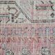 Handamde paisley runner rug long traditional red wool persian rug - 93x300cm