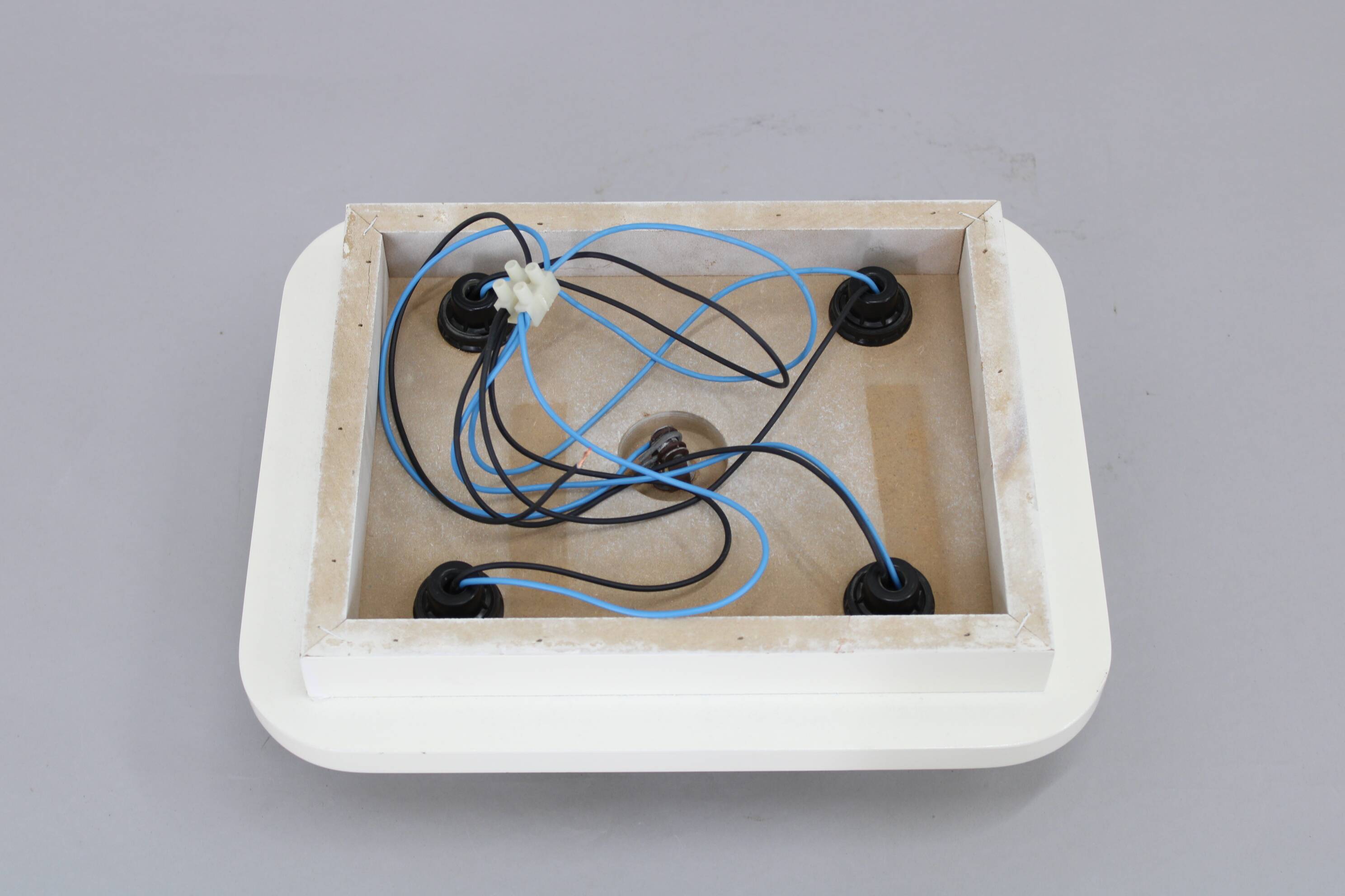 1970s Flush Mount Ceiling Light, Italy