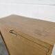 Vintage wooden filing cabinet / roller shutter cabinet