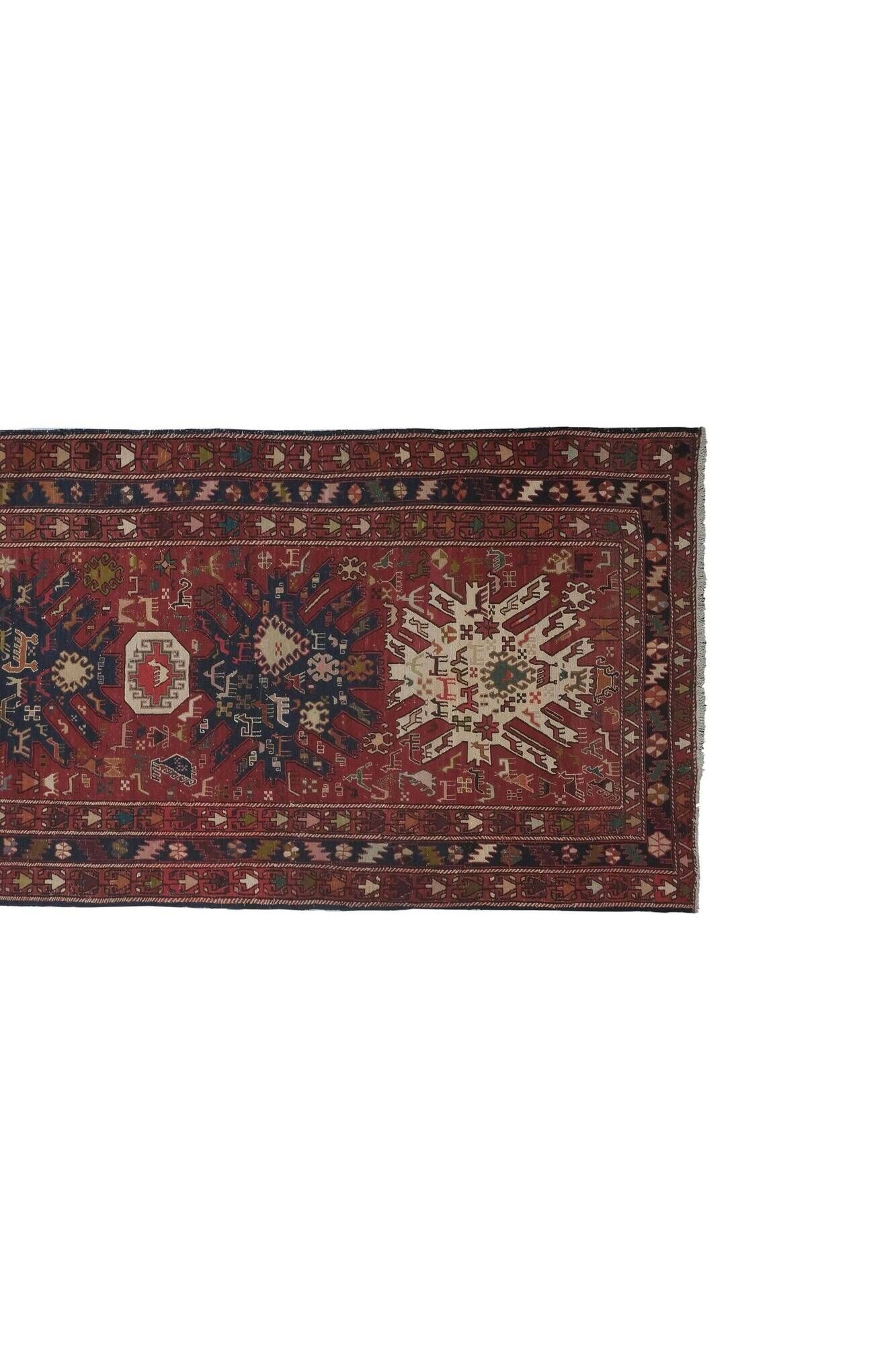 Tapis de couloir turc vintage
