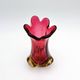 Murano Vase Organic Red Yellow 21cm 1.1kg