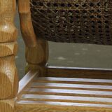 Vintage Danish oak coffee table by Henning Kjærnulf, 1960s